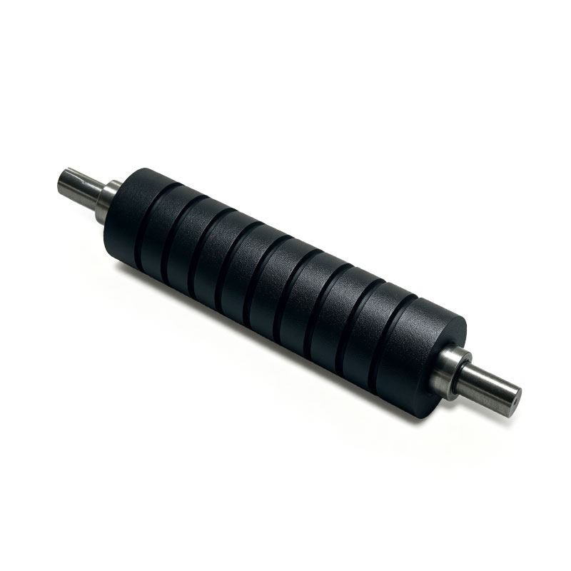 Precision Spiral Grooved Rubber Rollers Manufacturer