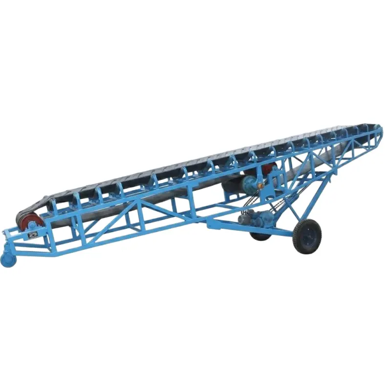 Custom Mobile Rubber Belt Conveyor System