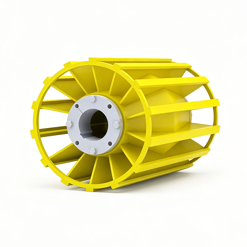 Self-Cleaning Heavy-Duty Mine Duty Wing Pulley