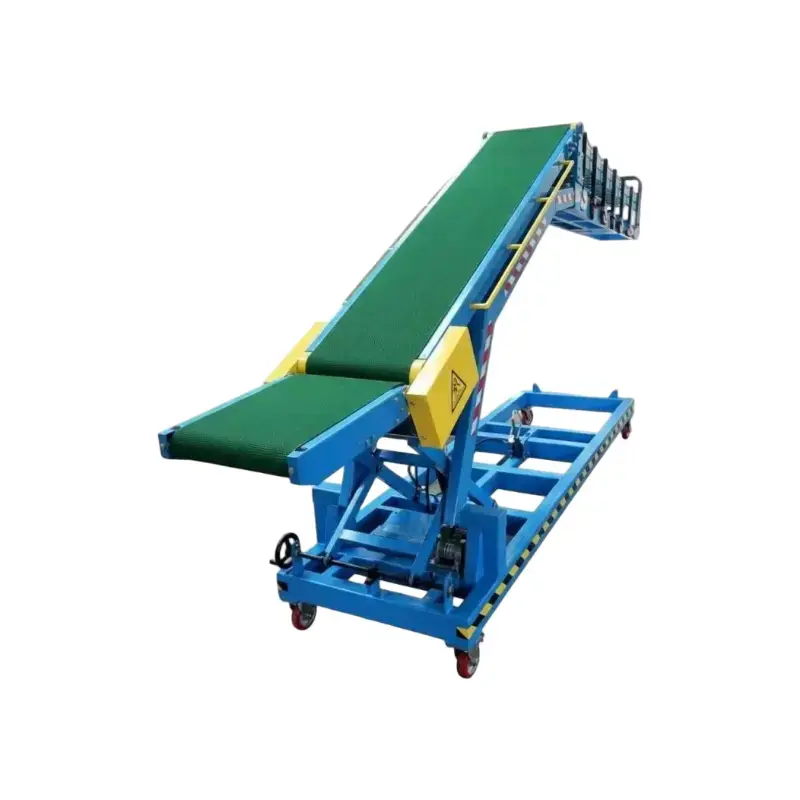 Custom Truck Loading and Unloading Roller Conveyor System