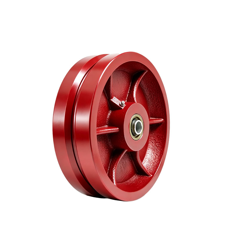 Custom Impact-Resistant Ductile Iron V-Groove Wheels