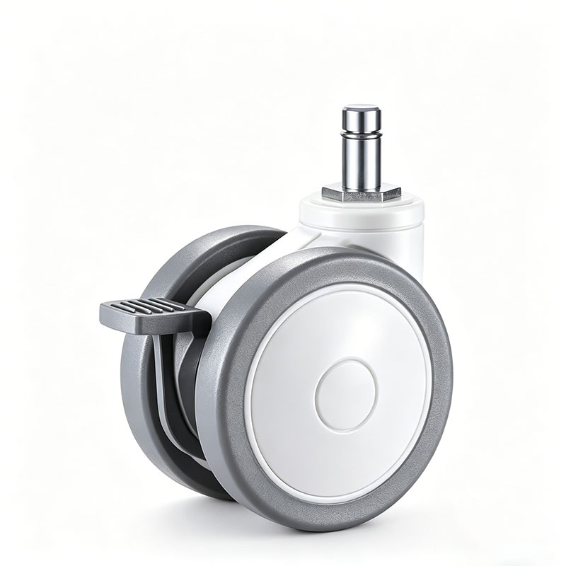 Antimicrobial TPR Twin-Wheel Hospital Casters