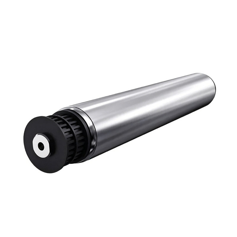 Custom Polyurethane Lagged Drum Motor Roller for Anti-Slip Belt Conveyor Drives