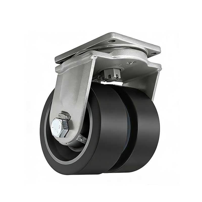 Custom Dual Wheel Kingpinless Casters for Automotive Assembly & AGV
