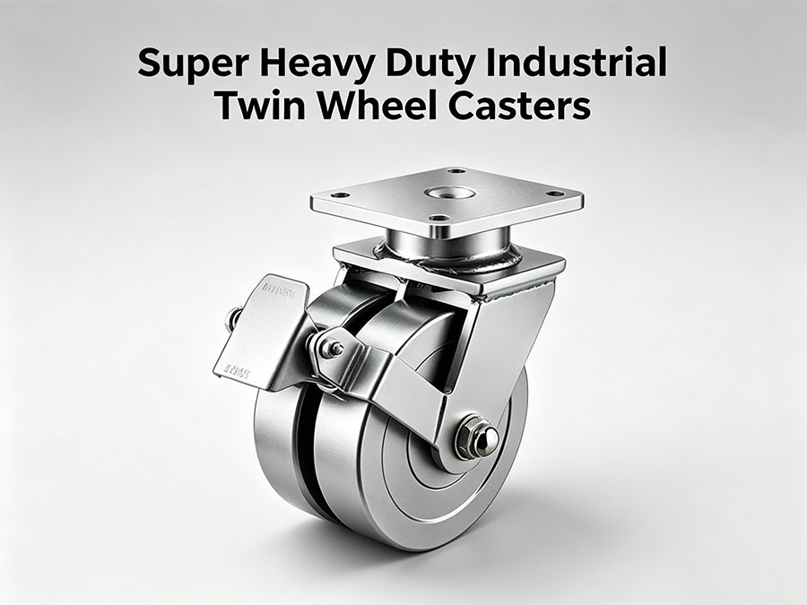 Super Heavy Duty Industrial Twin Wheel Casters