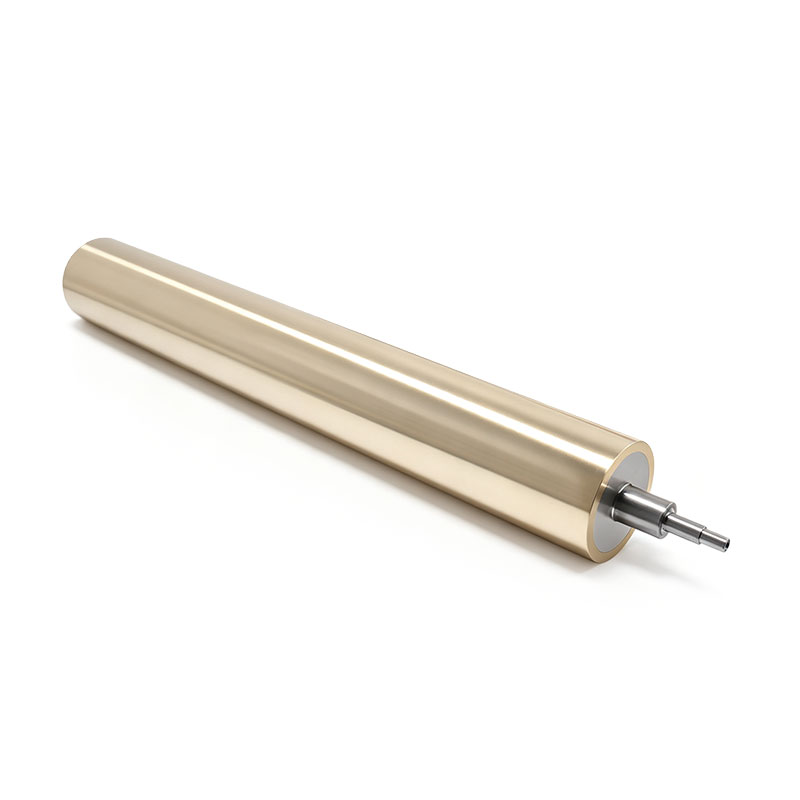 Custom Hard Anodized Aluminum Alloy Guide Roller for Industrial Web Processing