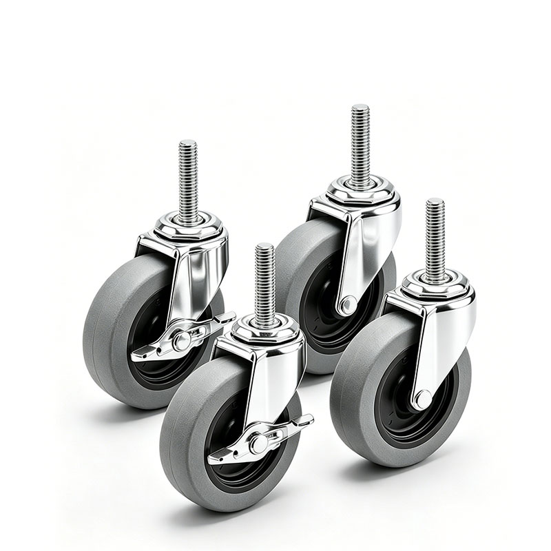3 Inch Wire Rack & Shelving Caster Kit (Set of 4)