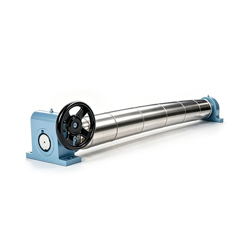 Custom Segmented Metal Bowed Roller for Wrinkle Elimination