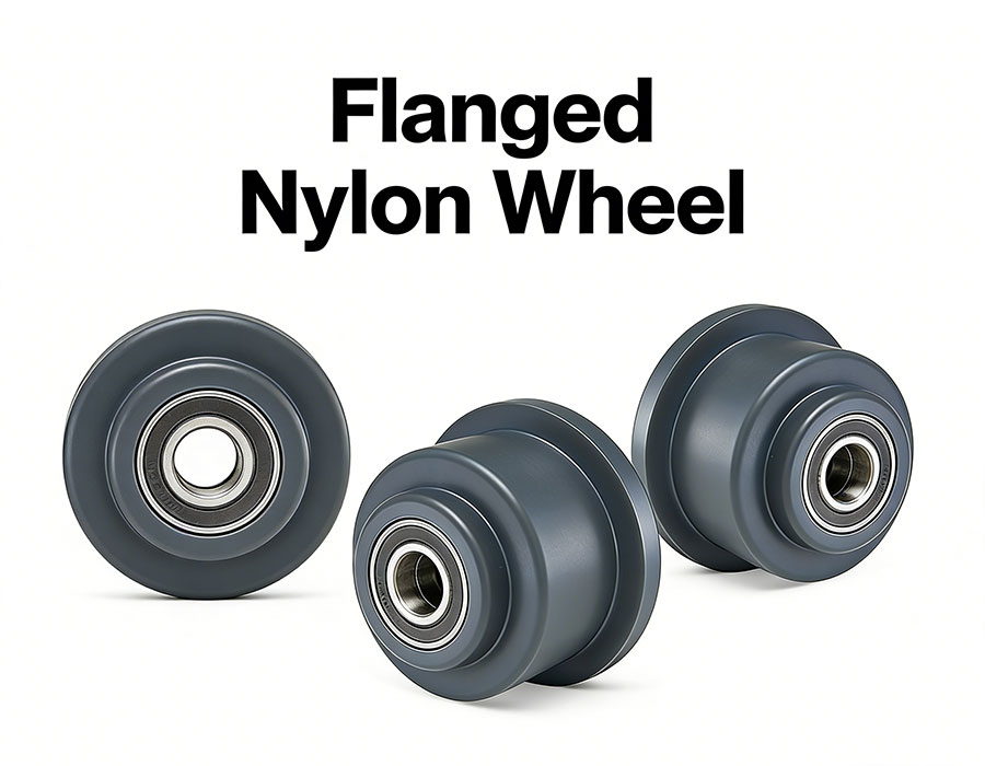 Flanged Nylon Wheel