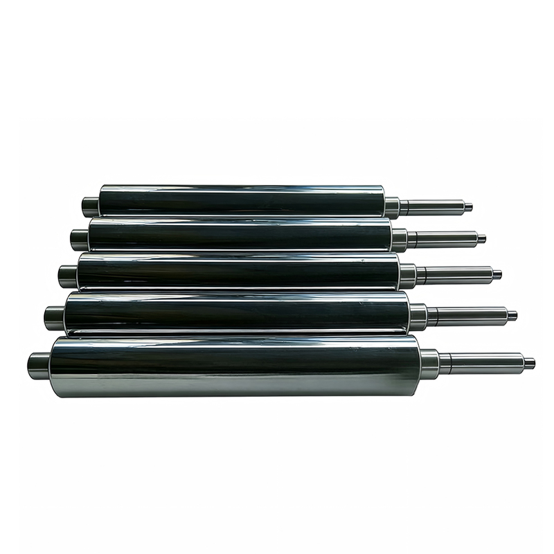 Industrial Aluminum Live Shaft Idler Rollers