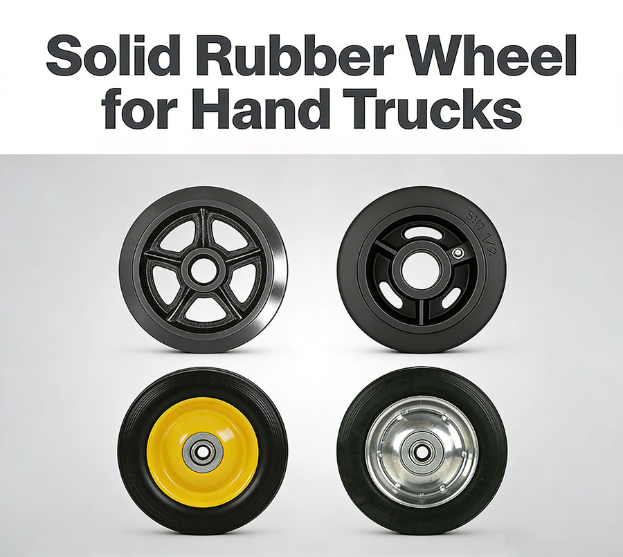 Solid Rubber Wheel for Hand Trucks