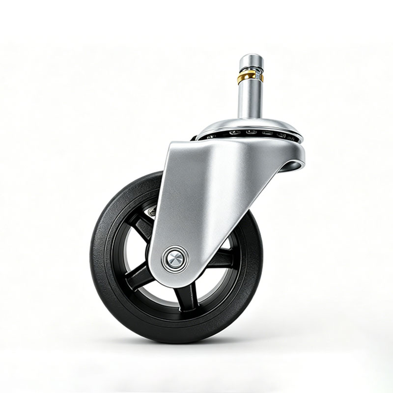 Non-Marking Black Polyurethane Swivel Caster