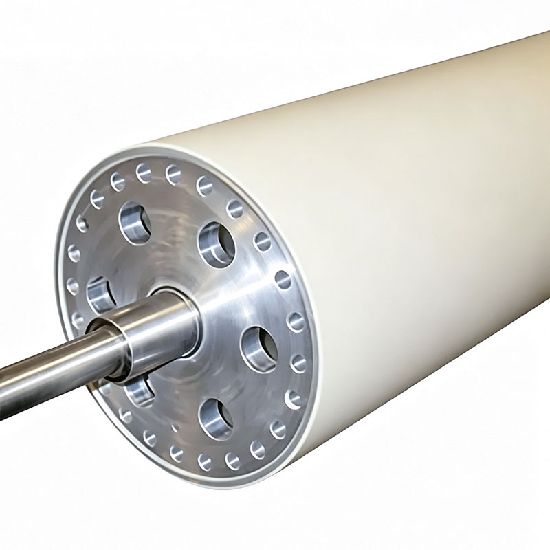 Custom Plasma Sprayed Ceramic Coated Aluminum Rollers