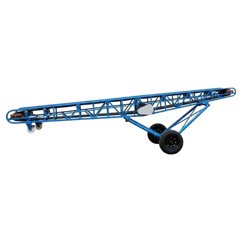 Custom Mobile Chevron Rubber Belt Conveyor