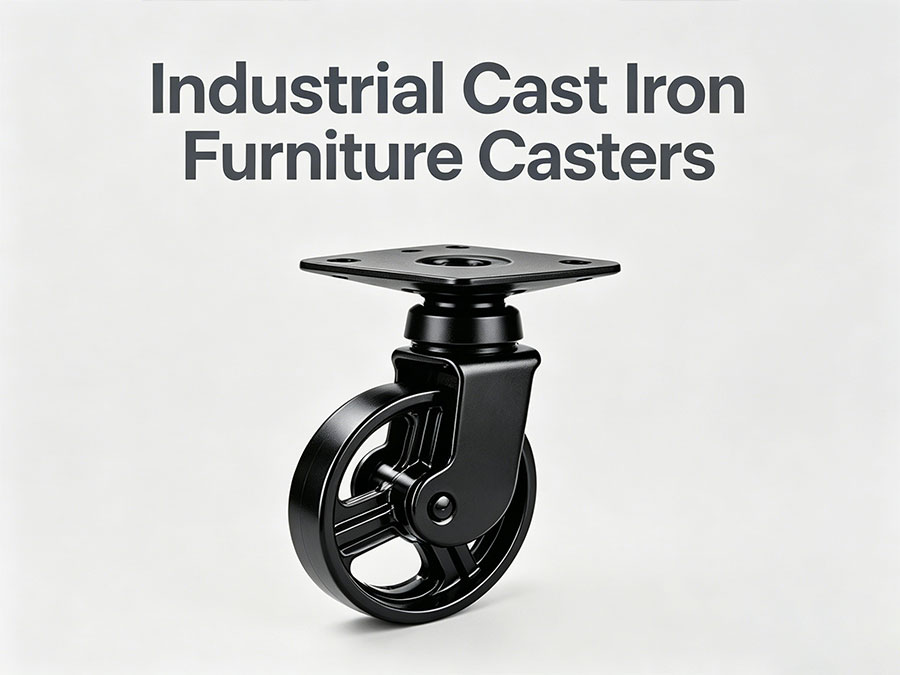 Industrial Cast Iron Furniture Casters