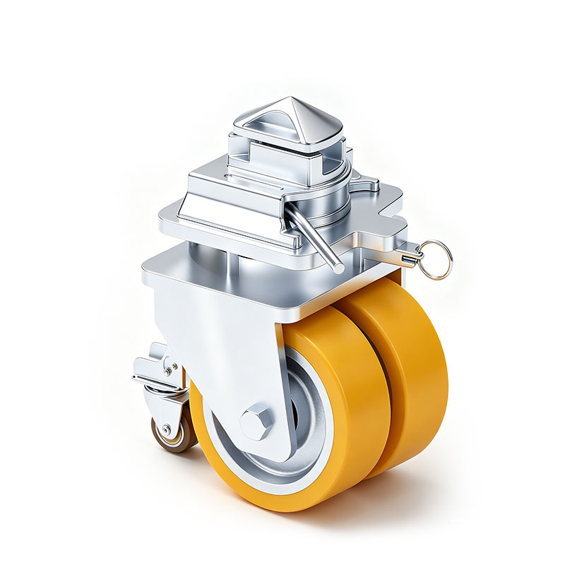 Custom Heavy-Duty Dual-Wheel Shipping Container Casters