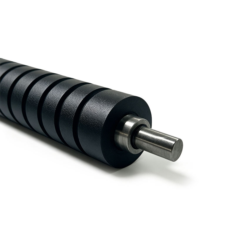 Precision Spiral Grooved Rubber Rollers Manufacturer