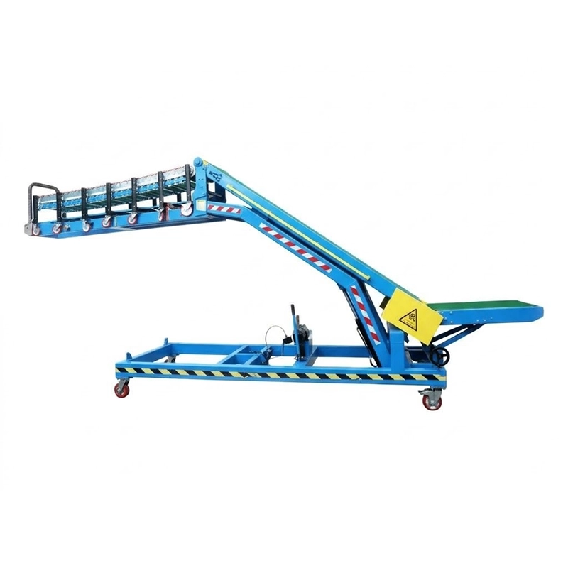 Custom Truck Loading and Unloading Roller Conveyor System