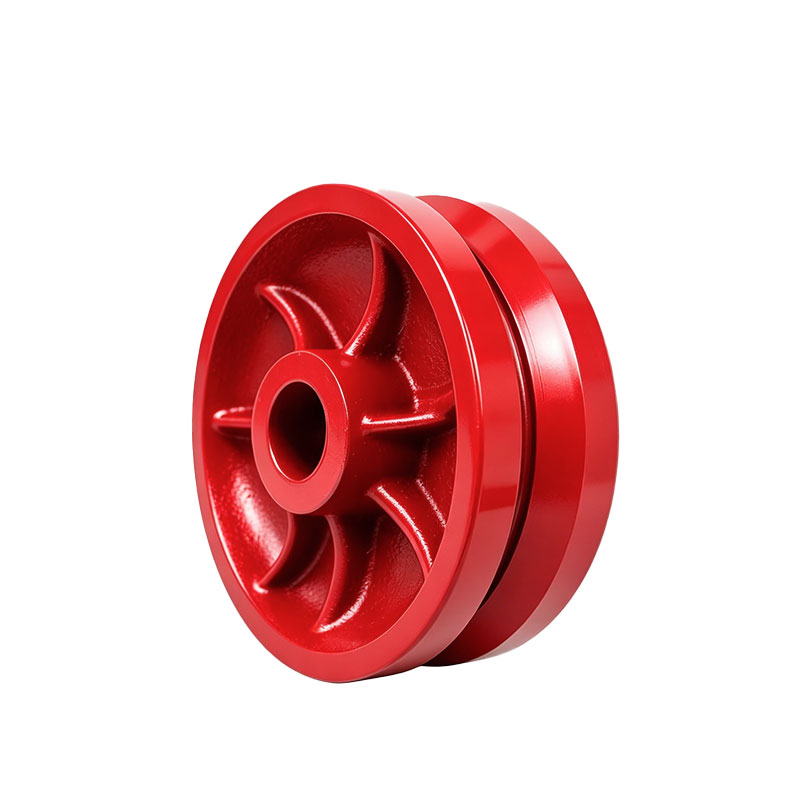 Custom Impact-Resistant Ductile Iron V-Groove Wheels