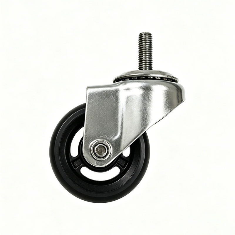 Non-Marking Black Polyurethane Swivel Caster