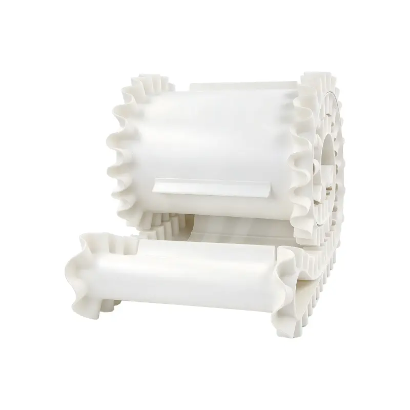 Custom White Food Grade PVC Corrugated Sidewall Conveyor Belt