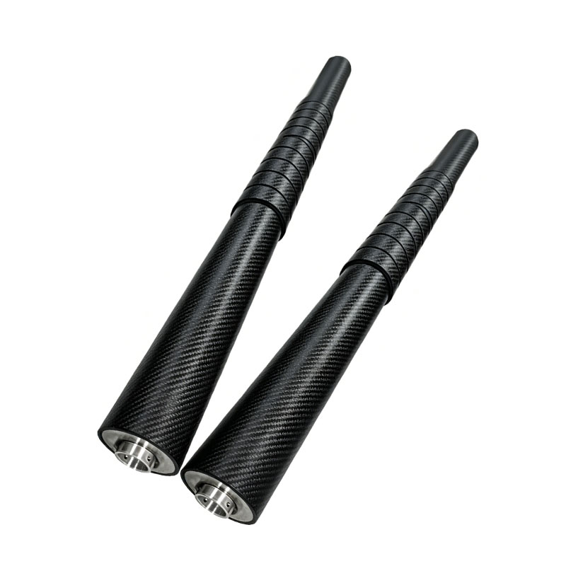 Custom grooved carbon fiber Spreader roller for Web Handling