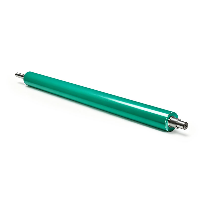 Custom Green Nitrile NBR Rubber Rollers for Industrial Conveyors, Printing, and Textiles