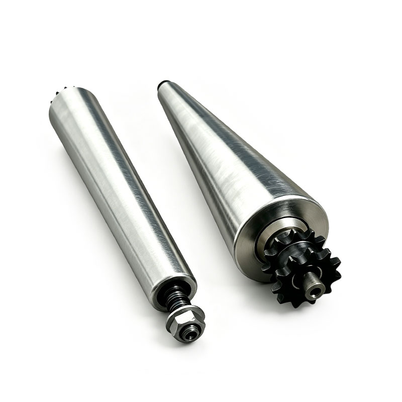 Custom Food Grade Stainless Steel Tapered Drum Motors for Curve Conveyors