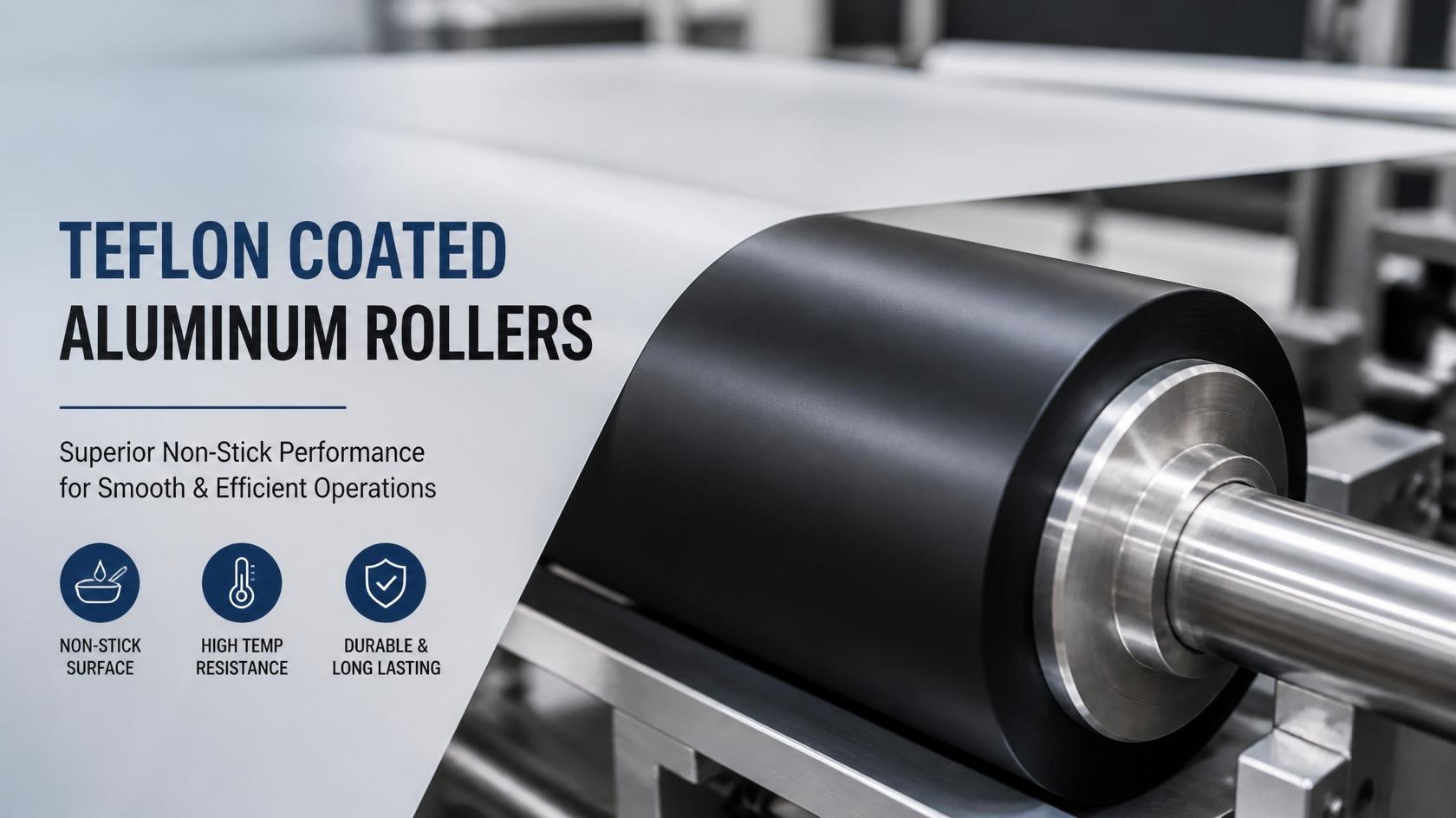 Why Teflon Coated Aluminum Rollers Are the Best Choice for Non-Stick Web Handling?