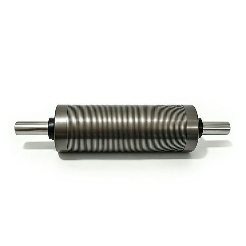 Custom Aluminum Grooved Cutter Roller for Film Slitting