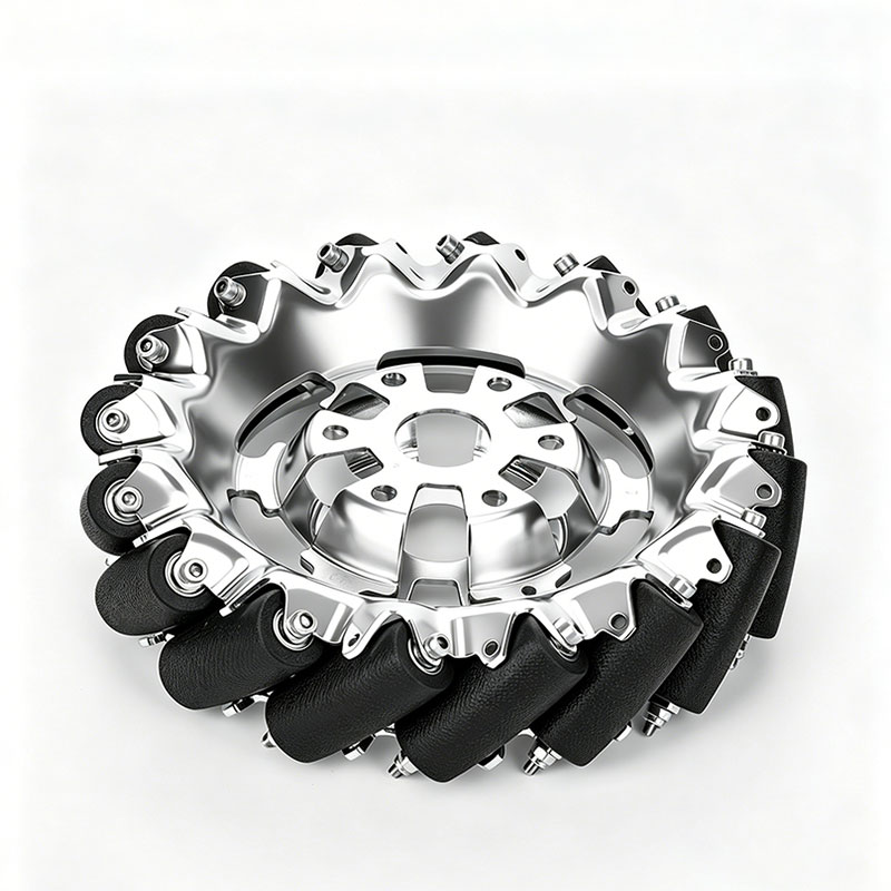 Carbon Steel Mecanum Wheels with Double Bearings