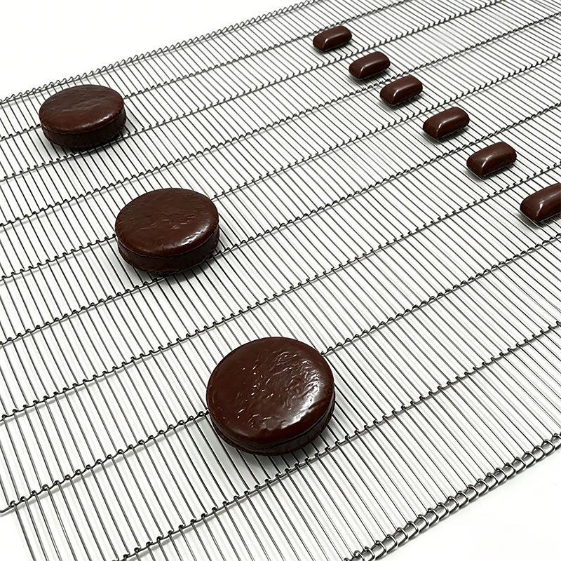 Food-Grade Rod Network Belts for Enrobing & Baking