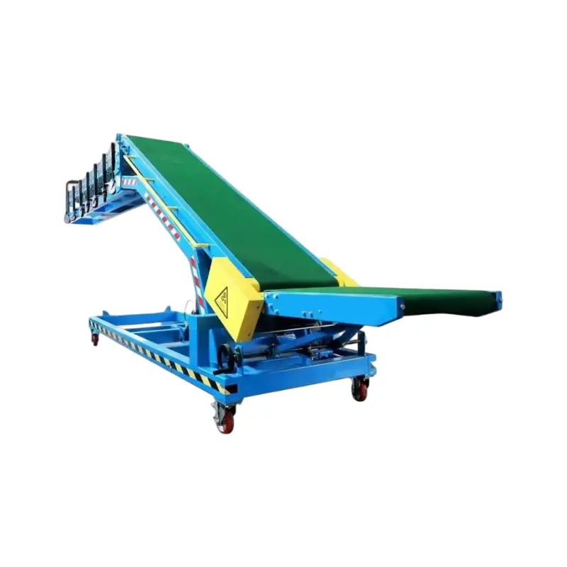 Custom Truck Loading and Unloading Roller Conveyor System
