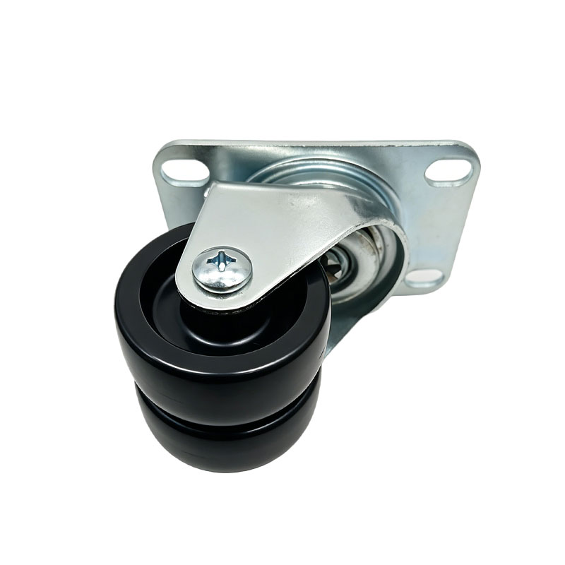 Industrial Heavy-Duty Low Profile Double Wheel Swivel Casters