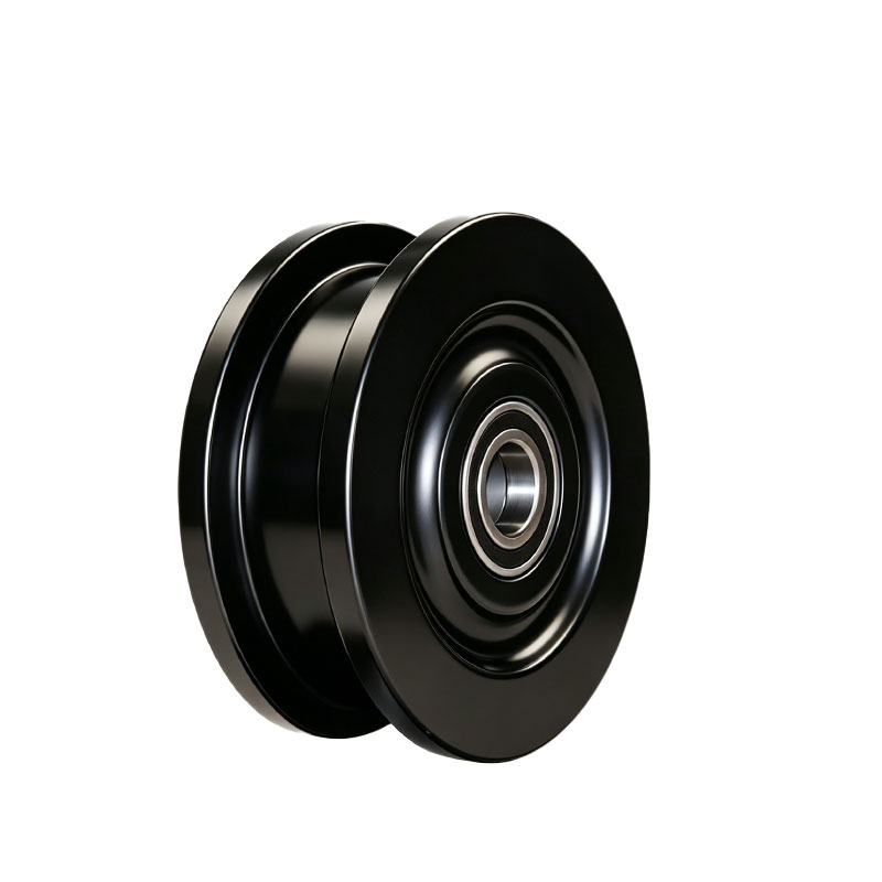 Industrial Heavy-Duty Nylon Double Flanged Track Wheels