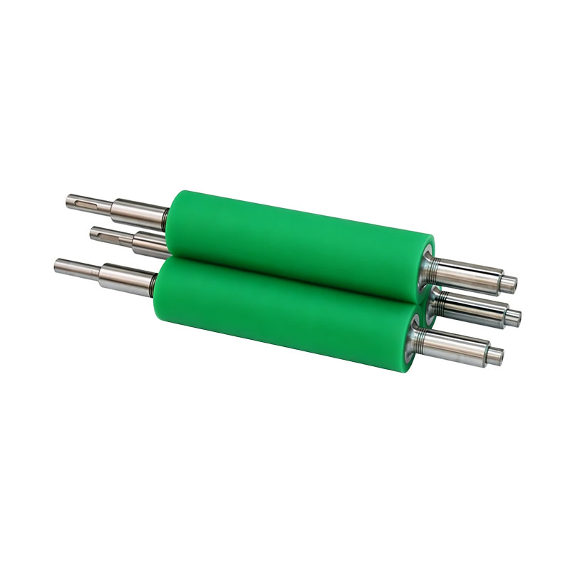 Industrial Green PU Coated Drive Rollers