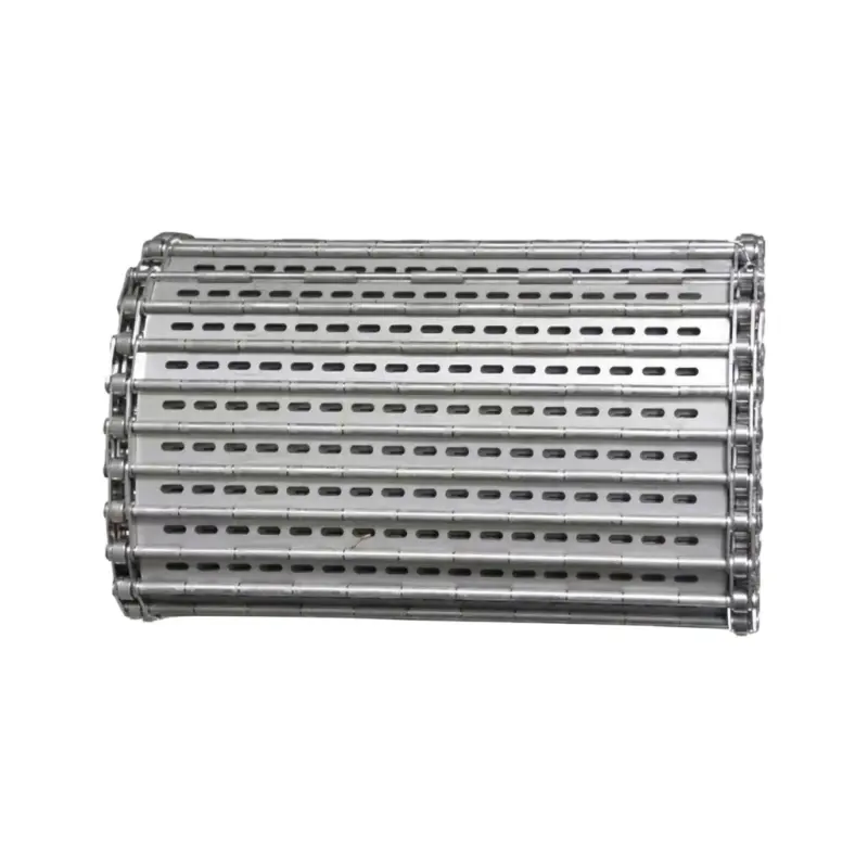 Custom Heavy Load Metal Chain Plate Link Conveyor Belt