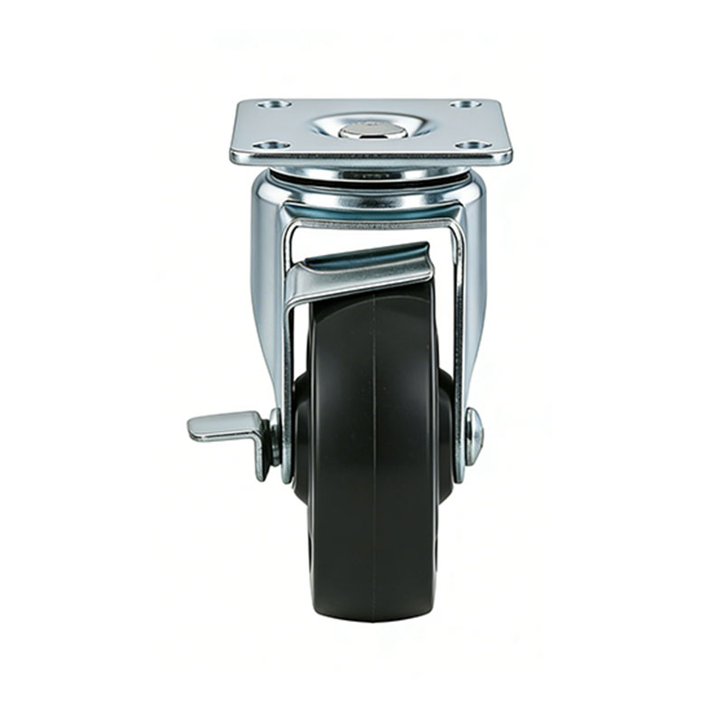Custom Phenolic Hand Truck Caster with Total Lock Brake
