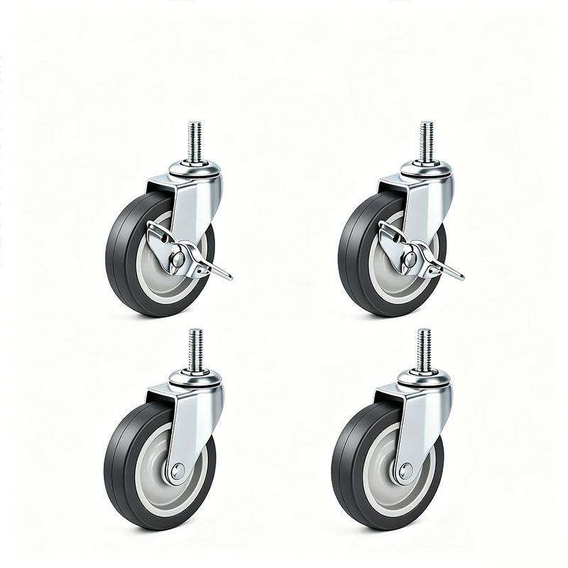 3 Inch Wire Rack & Shelving Caster Kit (Set of 4)