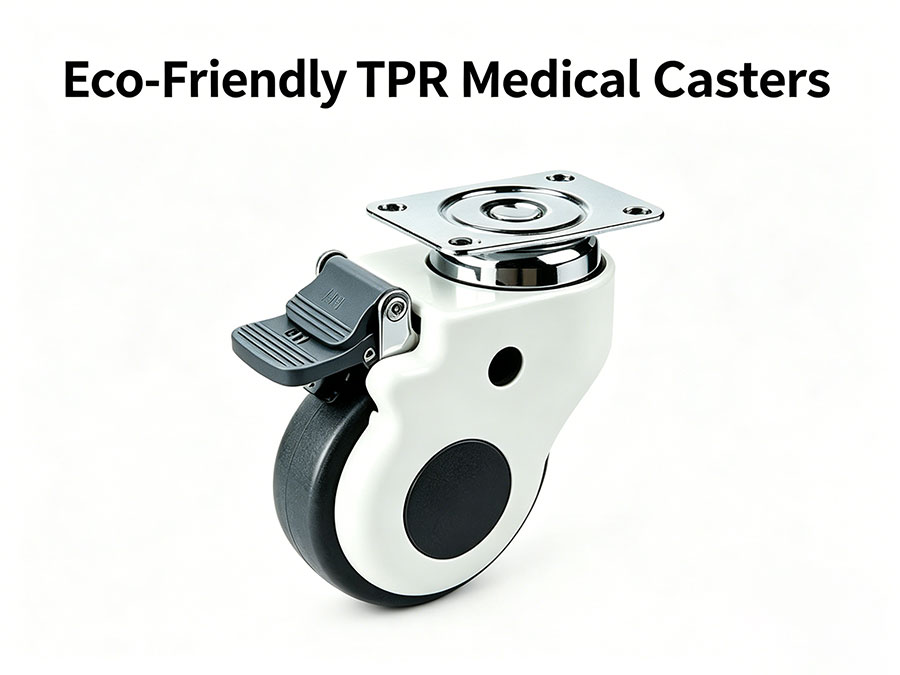 Eco-Friendly TPR Medical Casters