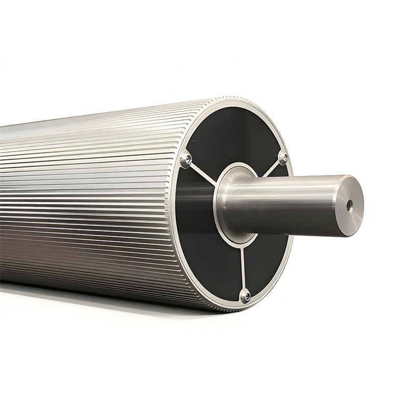 Industrial Aluminum Live Shaft Idler Rollers