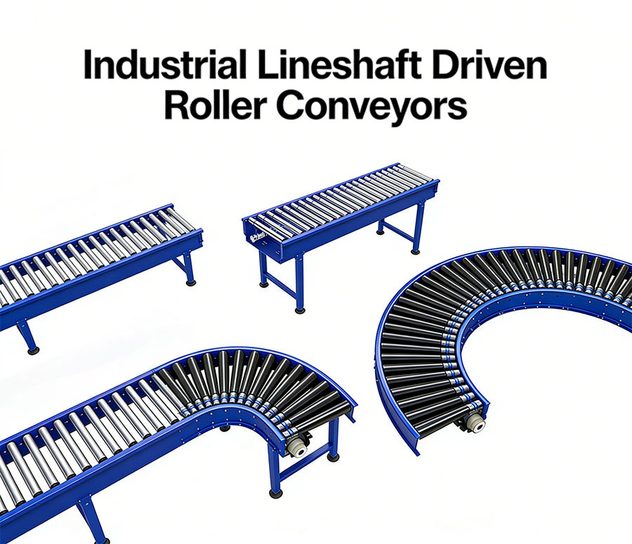 Industrial Lineshaft Driven Roller Conveyors