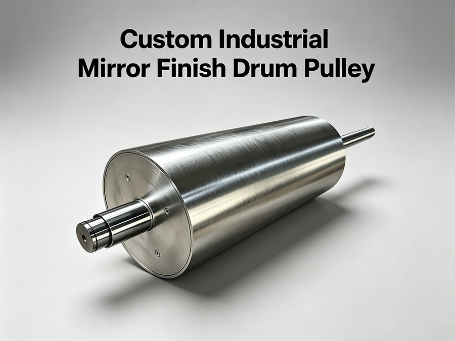 Custom Industrial Mirror Finish Drum Pulley