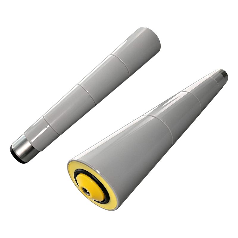 Custom Tapered PVC Conveyor Rollers