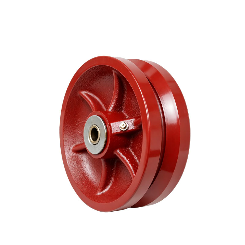 Custom Impact-Resistant Ductile Iron V-Groove Wheels