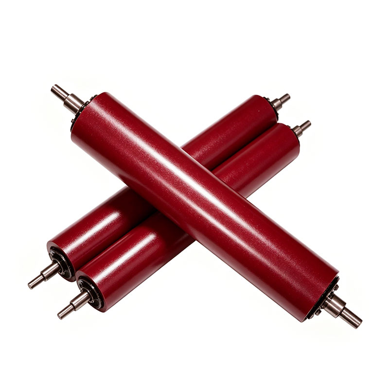 Custom Polyurethane Coated Guide Roller with Steel Shaft