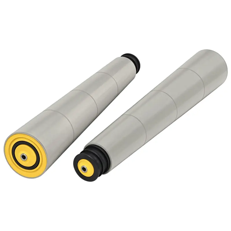 Custom Grooved Tapered Conveyor Roller