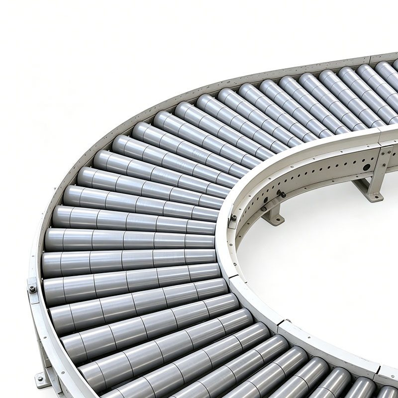 Poly-V Drive Tapered Roller for Curve Conveyors