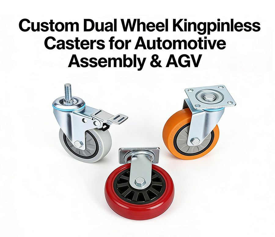 Heavy-Duty Industrial-Grade PU Casters