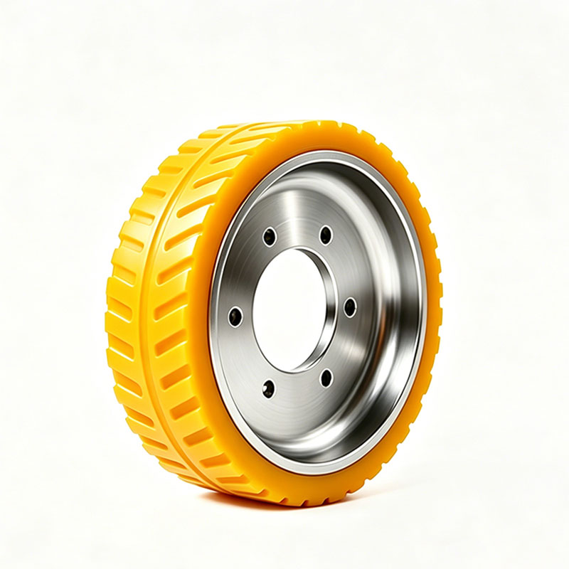 Herringbone Treaded AGV Drive Wheel